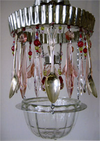 Jelly bowl lanterns by Madeleine Boulesteix