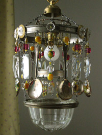 Lolly-pop spoon chandelier